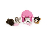 CUTE DOG AND KENNEL GIFT SET