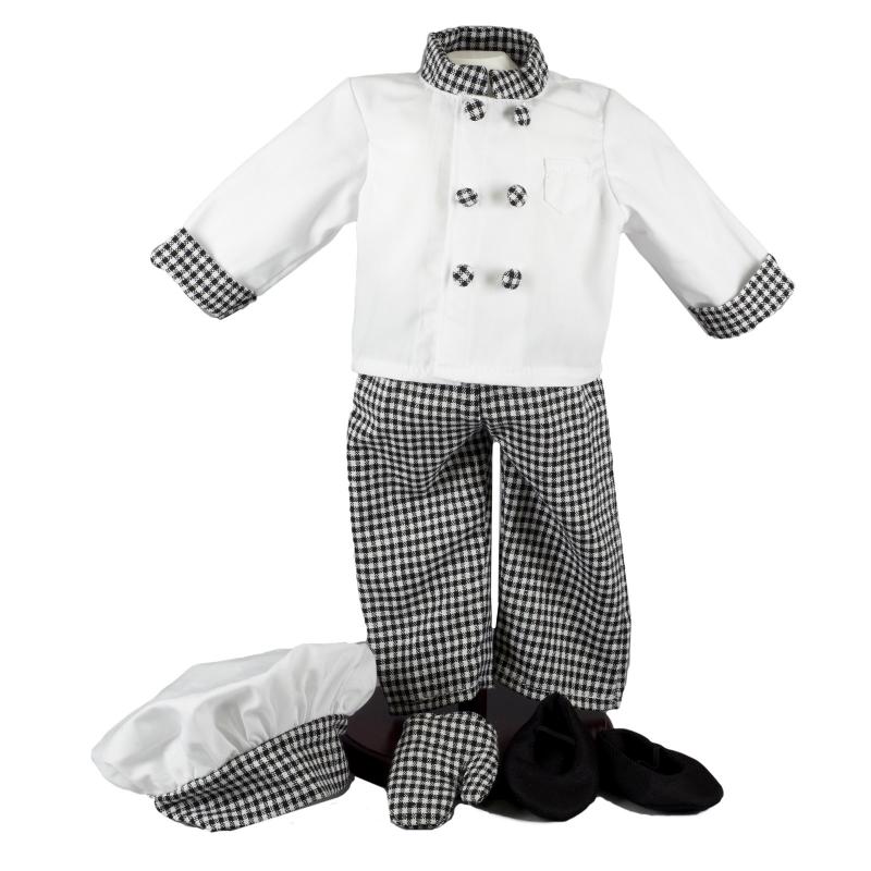 Complete Chefs outfit for 18" doll