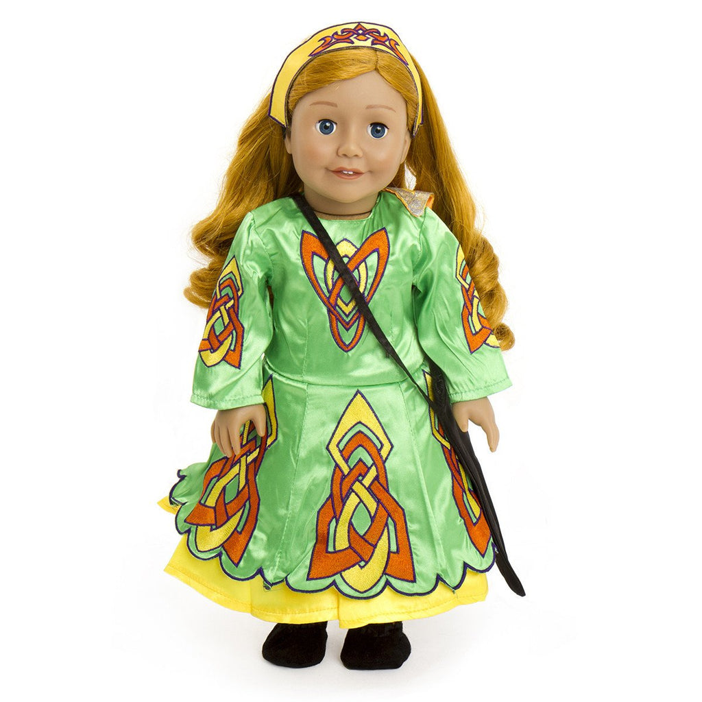 GUNA DAMHSA GLAS NA HEIREANN  IRISH DANCING DRESS
