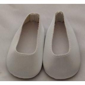 WHITE SATIN SHOES