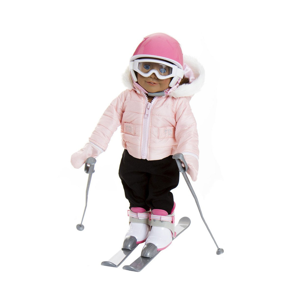 Treasured Dolls Pink Ski Suit with Logo